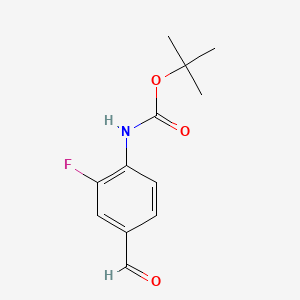 tert-Butyl (2-fluoro-4-formylphenyl)carbamate