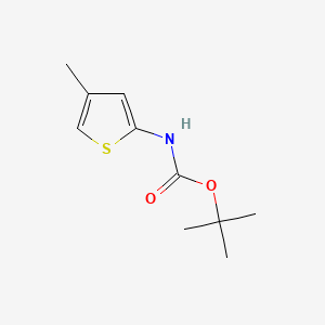 molecular formula C10H15NO2S B592148 2-(Boc-氨基)-4-甲基噻吩 CAS No. 887475-43-6