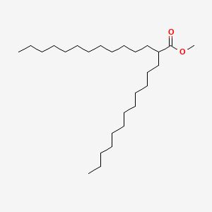 molecular formula C27H54O2 B592155 Methyl 2-dodecyltetradecanoate CAS No. 167083-39-8