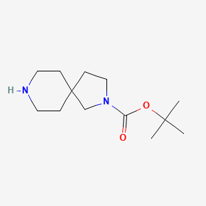 molecular formula C13H24N2O2 B592192 Tert-butyl 2,8-diazaspiro[4.5]decane-2-carboxylate CAS No. 336191-17-4