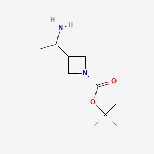 tert-Butyl 3-(1-aminoethyl)azetidine-1-carboxylate