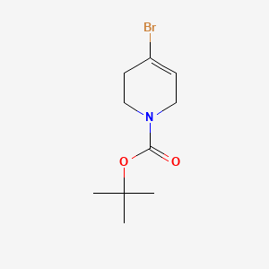 molecular formula C10H16BrNO2 B592299 叔丁基 4-溴-5,6-二氢吡啶-1(2H)-羧酸酯 CAS No. 159503-91-0