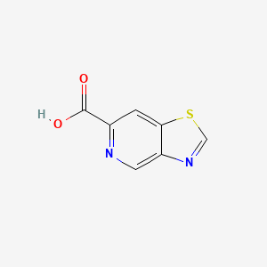 B592363 Thiazolo[4,5-c]pyridine-6-carboxylic acid CAS No. 1211535-73-7