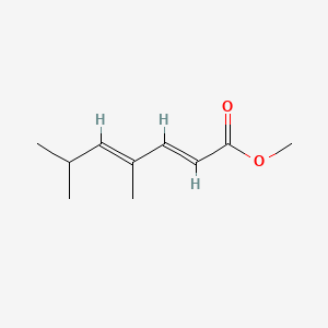 B592368 Methyl (2E,4E)-4,6-dimethylhepta-2,4-dienoate CAS No. 1215170-97-0