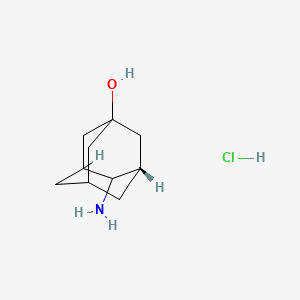 molecular formula C10H18ClNO B592371 反式-4-氨基金刚烷-1-醇盐酸盐 CAS No. 62075-23-4