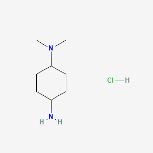 molecular formula C8H19ClN2 B592377 反式-N1,N1-二甲基环己烷-1,4-二胺盐酸盐 CAS No. 1388893-25-1