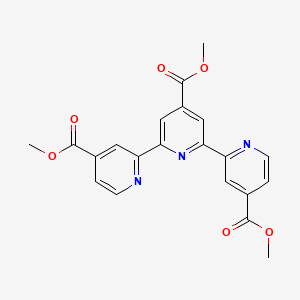 B592383 Trimethyl [2,2':6',2''-terpyridine]-4,4',4''-tricarboxylate CAS No. 330680-46-1