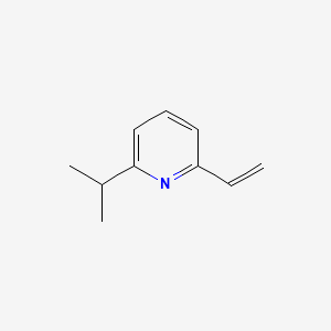 molecular formula C10H13N B592413 2-Isopropyl-6-vinylpyridine CAS No. 128519-10-8