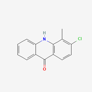 molecular formula C14H10ClNO B592461 3-氯-4-甲基-9(10H)-吖啶酮 CAS No. 1609192-68-8