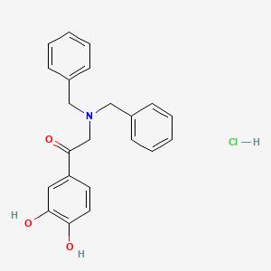 B592463 2-(Dibenzylamino)-3',4'-dihydroxy-acetophenone Hydrochloride CAS No. 30392-50-8
