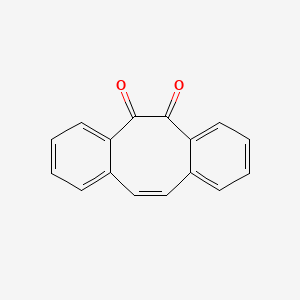 molecular formula C16H10O2 B592482 Dibenzo[a,e]cyclooctene-5,6-dione CAS No. 1830-65-5