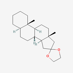 molecular formula C21H34O2 B592485 5alpha-Androstan-16-one ethylene acetal CAS No. 1778-87-6