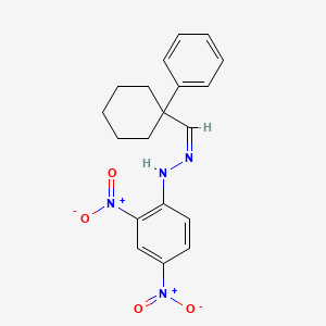 B592488 1-Phenylcyclohexanecarbaldehyde 2,4-dinitrophenyl hydrazone CAS No. 1678-09-7