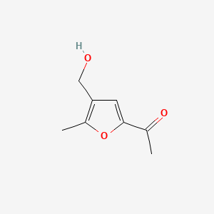 B592495 1-(4-(Hydroxymethyl)-5-methylfuran-2-yl)ethanone CAS No. 132332-04-8