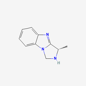 B592497 (3S)-3-methyl-2,3-dihydro-1H-imidazo[1,5-a]benzimidazole CAS No. 135875-07-9