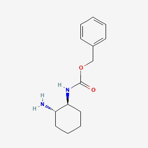 B592502 N-[(1S,2S)-2-aminocyclohexyl]-Carbamic Acid Phenylmethyl Ester CAS No. 199336-05-5