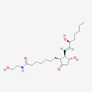 molecular formula C22H39NO5 B592516 Pge1-EA CAS No. 210976-81-1