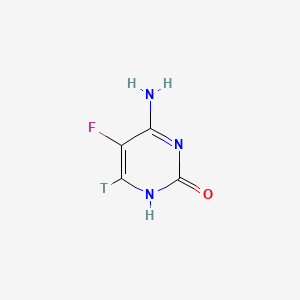 molecular formula C4H4FN3O B592519 5-Fluorocytosine-6-3H CAS No. 132567-20-5