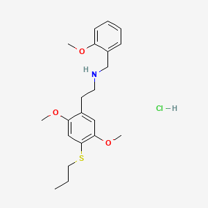 molecular formula C21H30ClNO3S B592527 25T7-NBOMe 盐酸盐 CAS No. 1539266-55-1