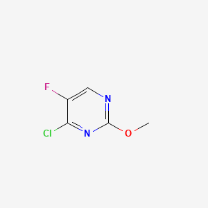 molecular formula C5H4ClFN2O B592546 4-氯-5-氟-2-甲氧基嘧啶 CAS No. 1801-06-5