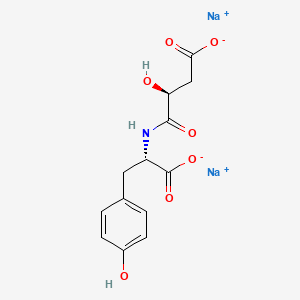 molecular formula C13H13NNa2O7 B592550 Disodium malyl tyrosinate CAS No. 126139-79-5