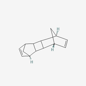 molecular formula C14H16 B592555 (1R,4R,10S)-pentacyclo[8.2.1.14,7.02,9.03,8]tetradeca-5,11-diene CAS No. 1624-13-1