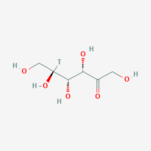 molecular formula C6H12O6 B592566 Fructose, D-, [3H(G)] CAS No. 1684-31-7