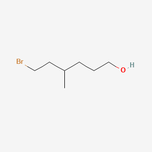 molecular formula C7H15BrO B592576 6-Bromo-4-methyl-1-hexanol CAS No. 1610613-76-7