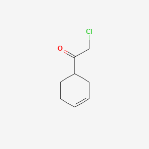 molecular formula C8H11ClO B592577 2-Chloro-1-(3-cyclohexen-1-yl)ethanone CAS No. 1614-91-1