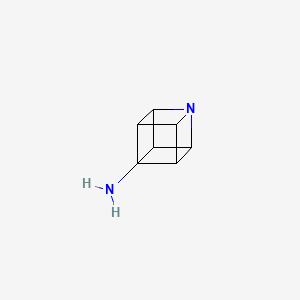 molecular formula C7H8N2 B592580 1-Azapentacyclo[4.2.0.02,5.03,8.04,7]octan-4-amine CAS No. 138580-13-9