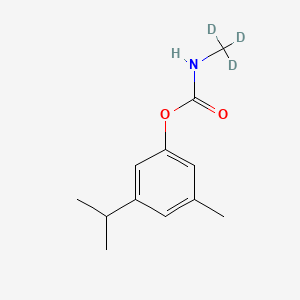 molecular formula C12H17NO2 B592582 Promecarb-d3 CAS No. 1219799-11-7