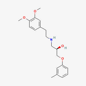 molecular formula C20H27NO4 B592584 (R)-bevantolol CAS No. 135531-40-7