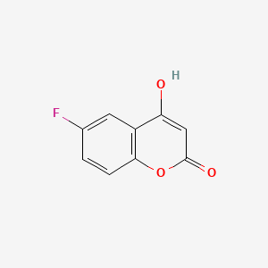 molecular formula C9H5FO3 B592585 6-Fluoro-4-hydroxycoumarin CAS No. 1994-13-4