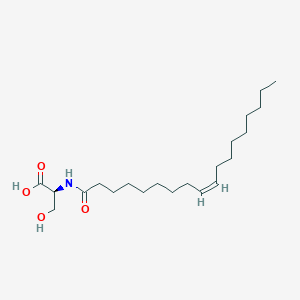 molecular formula C21H39NO4 B592592 N-Oleoyl-L-Serine CAS No. 107743-37-3