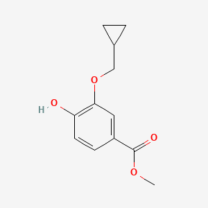 Methyl 3-(cyclopropylmethoxy)-4-hydroxybenzoate