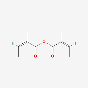 molecular formula C10H14O3 B592597 Angelic Anhydride CAS No. 94487-74-8