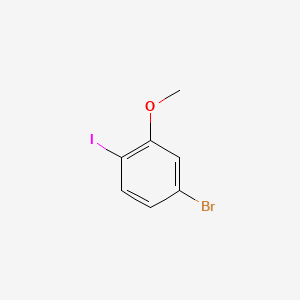 molecular formula C7H6BrIO B592609 4-溴-1-碘-2-甲氧基苯 CAS No. 791642-68-7