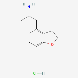 2,3-Dihydro-alpha-methyl-4-benzofuranethanamine Hydrochloride