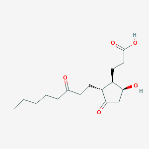 molecular formula C16H26O5 B592635 13,14-dihydro-15-keto-tetranor Prostaglandin D2 CAS No. 1204116-69-7