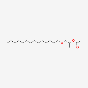 molecular formula C19H38O3 B592642 Propylene glycol myristyl ether acetate CAS No. 135326-54-4