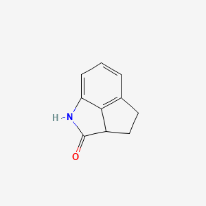 molecular formula C10H9NO B592643 3,4-Dihydro-1H-cyclopenta[cd]indol-2(2aH)-one CAS No. 1368745-05-4