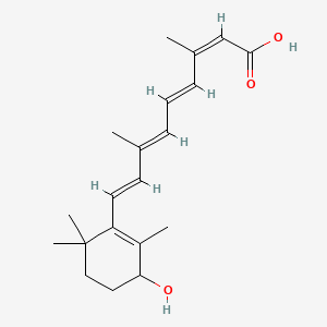 molecular formula C20H28O3 B592650 4-Hydroxyisotretinoin CAS No. 75281-25-3