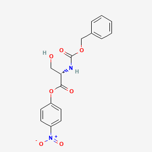 molecular formula C17H16N2O7 B592663 4-Nitrophenyl-N-[(Benzyloxy)carbonyl]-L-serinat CAS No. 1676-91-1