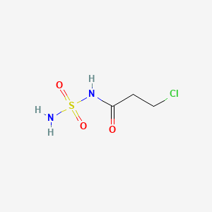 molecular formula C3H7ClN2O3S B592678 3-氯-N-磺酰胺基丙酰胺 CAS No. 88068-99-9