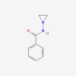 molecular formula C9H10N2O B592687 N-(aziridin-1-yl)benzamide CAS No. 10020-77-6