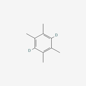 molecular formula C10H14 B592691 1,2,4,5-四甲基苯-3,6-D2 CAS No. 1859-01-4