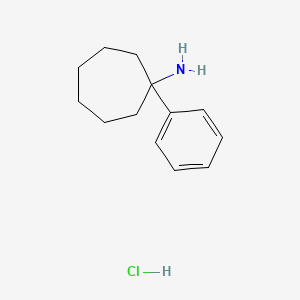 molecular formula C13H20ClN B592693 1-Phenylcycloheptylamine hydrochloride CAS No. 125802-37-1