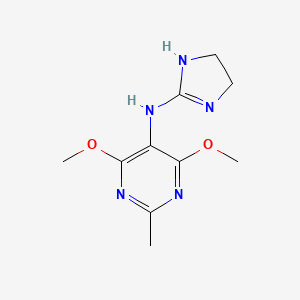 molecular formula C10H15N5O2 B592720 4-Methoxymoxonidine CAS No. 75439-01-9