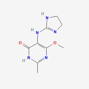 molecular formula C9H13N5O2 B592722 4-羟基莫西尼定 CAS No. 352457-34-2