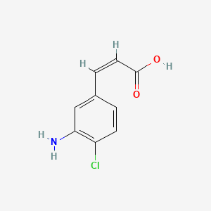 3-(3-Amino-4-chlorophenyl)acrylic acid